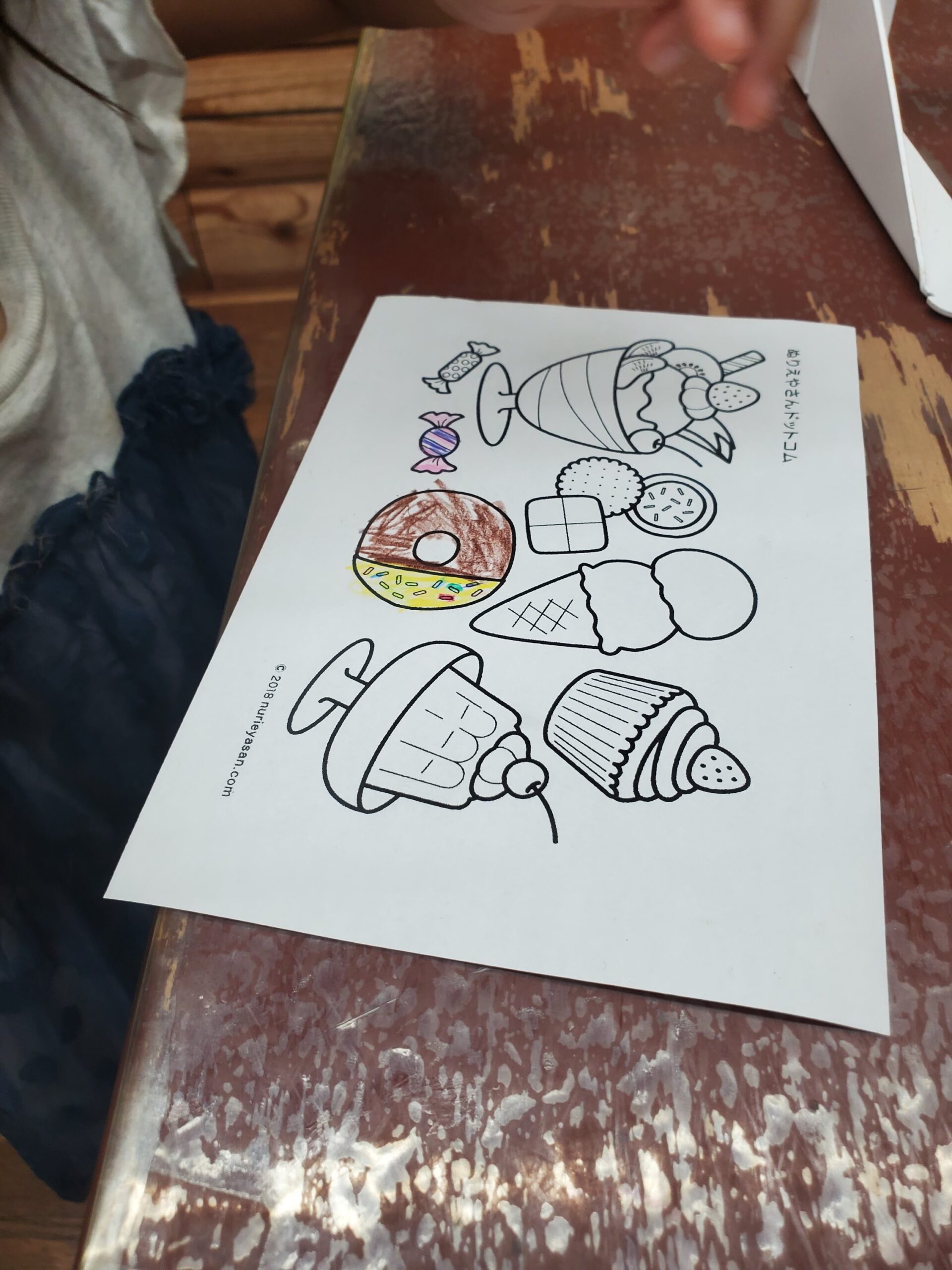 磯子こどもログハウスはぬり絵