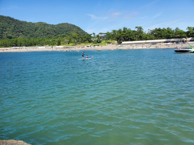 小磯の鼻 堤防からの眺め