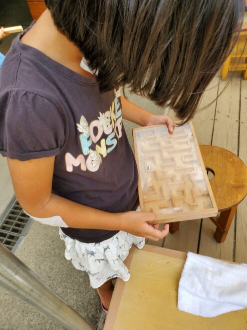 手作りのパチンコ迷路