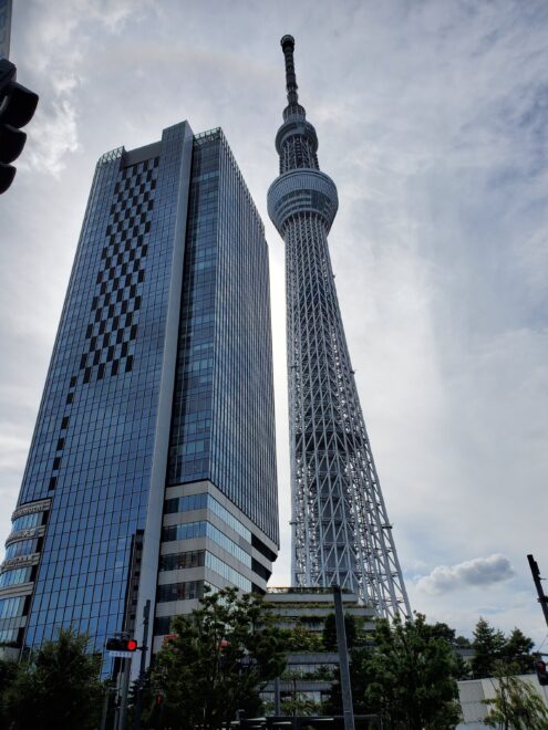 押上駅から見た東京スカイツリー