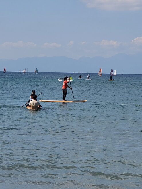 SUPin逗子海岸