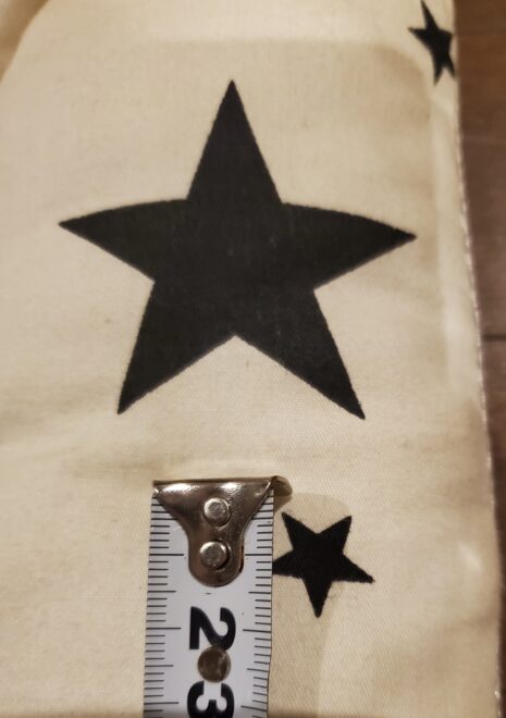 ベビーカーシート・クッション　小さい星のサイズ