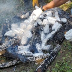 秋の定番！焚き火&焼き芋　ボーイスカウト(ビーバー隊)で行いました！