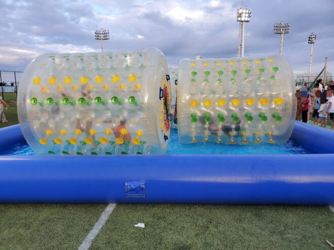 在日米軍横須賀基地フレンドシップデーのアクアボール