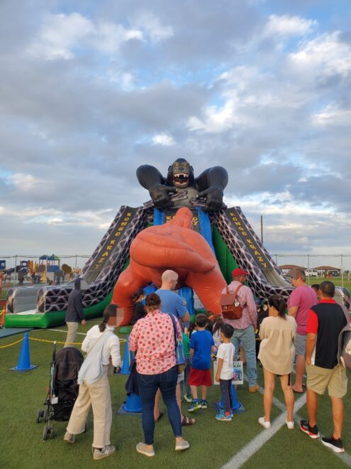 在日米軍横須賀基地フレンドシップデーのビッグコングスライダー