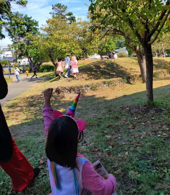 スタンプラリーにレッツゴー！