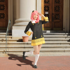 【サイズ感⭐確認⭐】アーニャ　コスチューム　モデルさんに全サイズ来てもらいました！