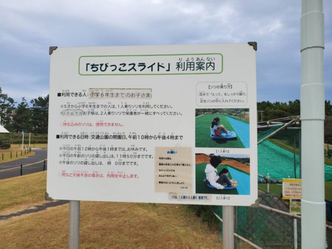 ちびっこスライド案内板