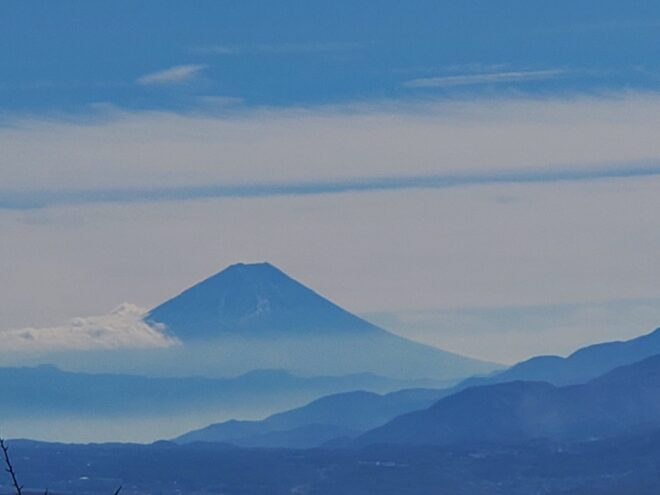 高ボッチ高原から富士山