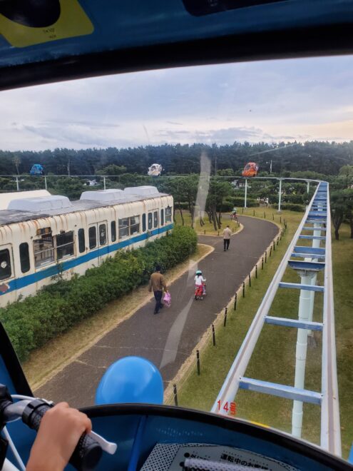 スカイサイクル漕いでる最中
