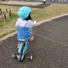 子供の自転車の練習にはココがいい❤　辻堂海浜公園内の交通公園！