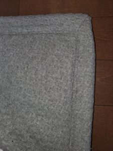 おくるみ　グレー　外側生地