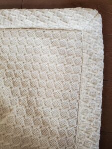 おくるみ　ホワイト　外側生地