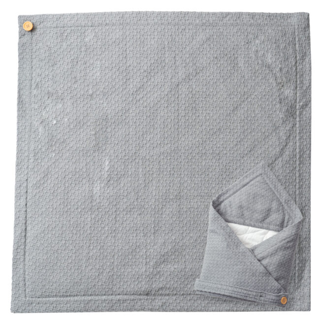 おくるみ　グレー