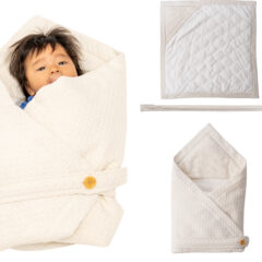 寒い冬の出産祝い！喜ばれています！ラグジュアリーおくるみ