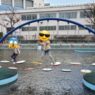 穴場スポット発見！⭐横十間川親水公園⭐水上アスレチック⭐近くの方は是非行ってみてね❤