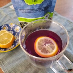 映えるお茶⭐子供達、大盛り上がりっ⭐サイエンス実験⭐バタフライピー