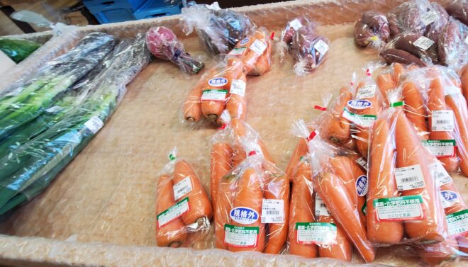 泥付き長ネギ・さつまいも・無農薬・化学肥料不使用の人参