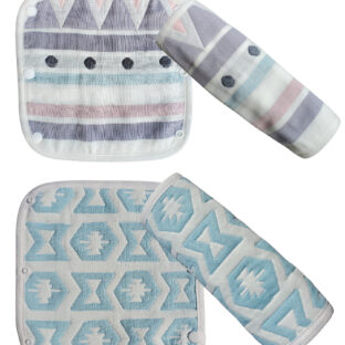 抱っこ紐用よだれカバー 6重ガーゼ 綿100% (Ｂ)