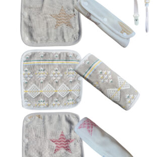 抱っこ紐用よだれカバー 6重ガーゼ 綿100% (Type3 6枚セット)…